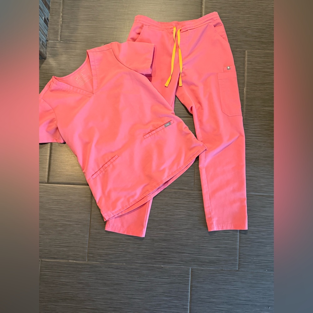 Figs Pink Scrub Set S/Sp